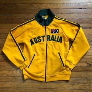 Australia Yellow Track Jacket SzSm